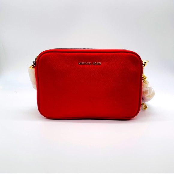 Michael Kors Jet Set Mid Camera Leather Bag - Picture 2 of 15